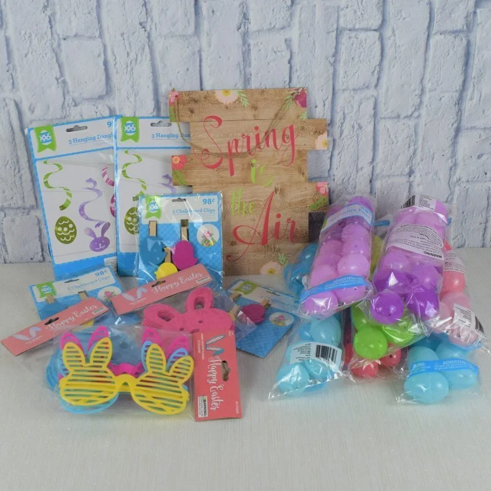 Happy Easter Spring Bundle Party Decorations